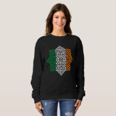 Celtic Knot Ireland Flag St Patricks Day for Men W Sweatshirt (Vorne ganz)