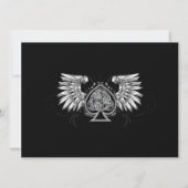 Celtic Knot Irish Gaelic Wedding Einladung (Rückseite)