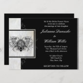 Celtic Knot Irish Gaelic Wedding Einladung (Vorne/Hinten)