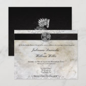 Celtic Knot Irish Gaelic Wedding Einladung (Vorne/Hinten)