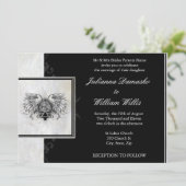 Celtic Knot Irish Gaelic Wedding Einladung (Stehend Vorderseite)