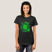 Celtic Knot Irish Shamrock Three Leaf Clover St Pa T-Shirt (Vorne ganz)