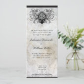 Celtic Knot Irish Urban Tattoo Hochzeit Einladung (Stehend Vorderseite)