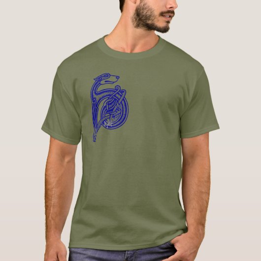 Celtic Knot Irish Wolfhound T-Shirt (Vorderseite)
