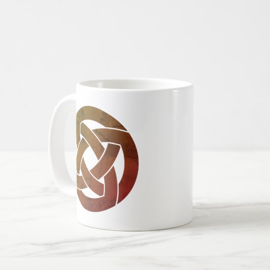 Celtic Knot Kaffeetasse (Vorderseite Links)