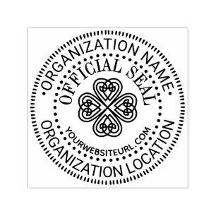 Celtic Knot Kleeblatt Custom Offiziell Siegel Loc Permastempel