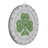 Celtic Knot Kleeblatt Dartscheibe (Vorderseite Links)