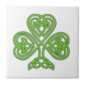 Celtic Knot Kleeblatt Fliese (Vorderseite)