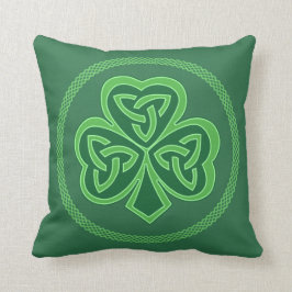Celtic Knot Kleeblatt Kissen