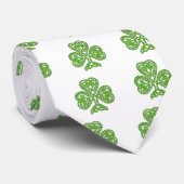 Celtic Knot Kleeblatt Krawatte (Gerollt)