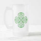 Celtic Knot Kleeblatt Mattglas Bierglas (Links)