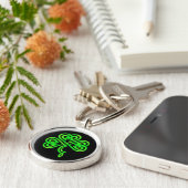 Celtic Knot Kleeblatt Schlüsselanhänger (Seite)