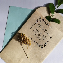 Celtic Knot Kleeblatts Moderne Rücksendeadresse Permastempel