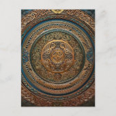 Celtic Knot Knüpfarbeit Postkarte (Vorderseite)