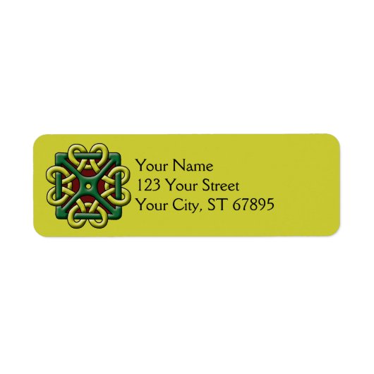 Celtic Knot Label (Vorne)