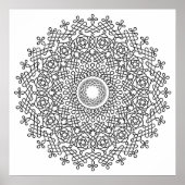 Celtic Knot Mandala 1 Poster (Vorne)