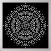 Celtic Knot Mandala 2 Poster (Vorne)
