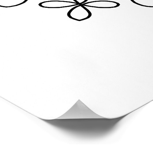 Celtic Knot Mandala 2 Poster (Ecke)