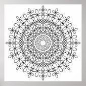 Celtic Knot Mandala 2 Poster (Vorne)