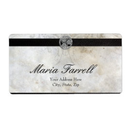 Celtic Knot on Parchage Paper Lrg Label