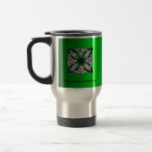 Celtic Knot Original Art Green Reisebecher (Links)
