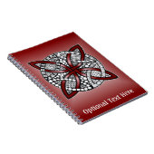 Celtic Knot Original Design Red Notizblock (Rechte Seite)