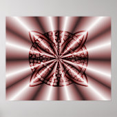 Celtic Knot Original Unique Red Poster (Vorne)