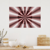 Celtic Knot Original Unique Red Poster (Küche)