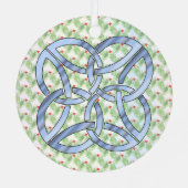 Celtic Knot Ornament Aus Metall (Rückseite)