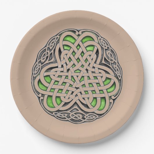 Celtic Knot Pappteller (Vorderseite)