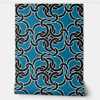 Celtic Knot Pattern Elegant Modernes Schwarz & Bla