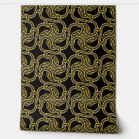 Celtic Knot Pattern Elegant Modernes Schwarz und G
