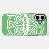 Celtic Knot Pattern Jedes farbige Personalisierte Case-Mate iPhone Hülle (Rückseite (Horizontal))