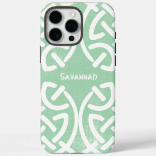 Celtic Knot Pattern Jedes farbige Personalisierte iPhone 16 Pro Max Hülle