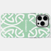 Celtic Knot Pattern Jedes farbige Personalisierte Case-Mate iPhone Hülle (Rückseite (Horizontal))