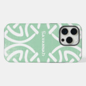 Celtic Knot Pattern Jedes farbige Personalisierte iPhone Hülle (Rückseite (Horizontal))