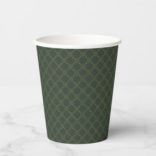 Celtic Knot Pattern Pappbecher (Vorderseite)