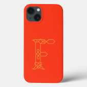 Celtic Knot Personalisiert F Case-Mate iPhone Case (Rückseite)