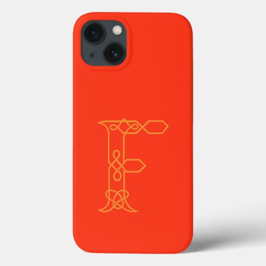 Celtic Knot Personalisiert F Case-Mate iPhone Case (Rückseite)