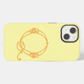 Celtic Knot Personalisiert Q iPhone Hülle (Rückseite (Horizontal))