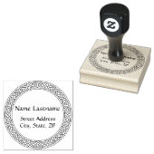 Celtic Knot personalisierte Gummi-Briefmarke Gummistempel (Stempel)