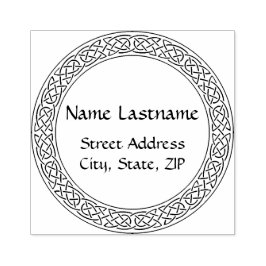 Celtic Knot personalisierte Gummi-Briefmarke Gummistempel