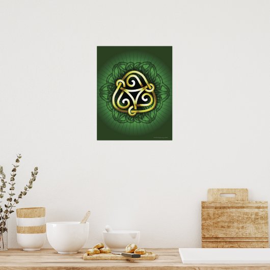 Celtic Knot Poster (Küche)