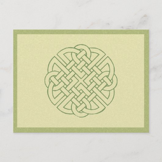 Celtic Knot Postkarte (Vorderseite)