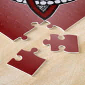 Celtic Knot Red Doodle Zeichnend Puzzle (Seite)