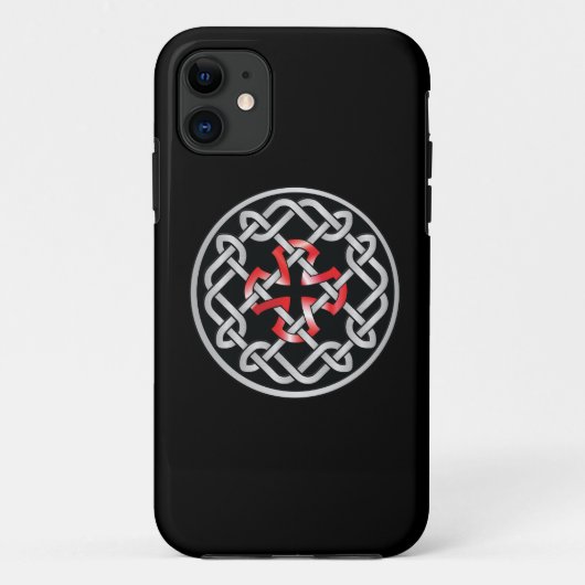 Celtic Knot Red Metallic iPhone5 Abdeckung Case-Mate iPhone Hülle (Rückseite)