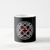 Celtic Knot Red Metallic Tasse (Mittel)