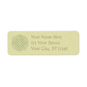 Celtic Knot Return Address Label (Vorne)