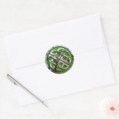 celtic knot runder aufkleber (Umschlag)