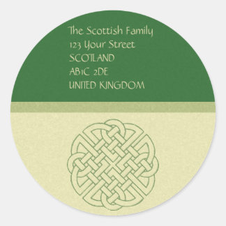 Celtic Knot Runder Aufkleber